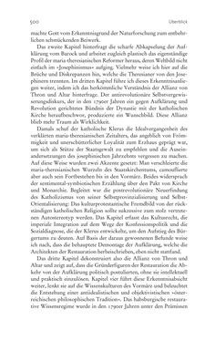 Image of the Page - 500 - in Aufklärung habsburgisch - Staatsbildung, Wissenskultur und Geschichtspolitik in Zentraleuropa 1750–1850