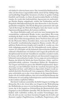 Bild der Seite - 505 - in Aufklärung habsburgisch - Staatsbildung, Wissenskultur und Geschichtspolitik in Zentraleuropa 1750–1850