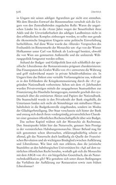 Image of the Page - 506 - in Aufklärung habsburgisch - Staatsbildung, Wissenskultur und Geschichtspolitik in Zentraleuropa 1750–1850