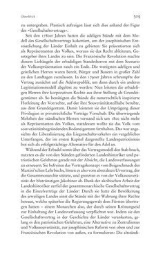 Image of the Page - 509 - in Aufklärung habsburgisch - Staatsbildung, Wissenskultur und Geschichtspolitik in Zentraleuropa 1750–1850