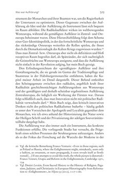 Bild der Seite - 523 - in Aufklärung habsburgisch - Staatsbildung, Wissenskultur und Geschichtspolitik in Zentraleuropa 1750–1850