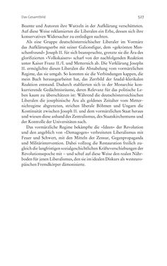 Image of the Page - 527 - in Aufklärung habsburgisch - Staatsbildung, Wissenskultur und Geschichtspolitik in Zentraleuropa 1750–1850