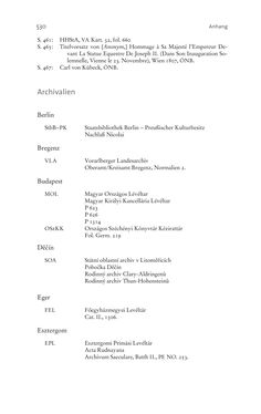 Bild der Seite - 530 - in Aufklärung habsburgisch - Staatsbildung, Wissenskultur und Geschichtspolitik in Zentraleuropa 1750–1850