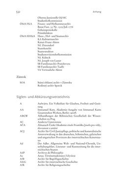 Bild der Seite - 532 - in Aufklärung habsburgisch - Staatsbildung, Wissenskultur und Geschichtspolitik in Zentraleuropa 1750–1850