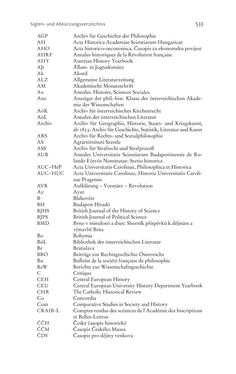 Bild der Seite - 533 - in Aufklärung habsburgisch - Staatsbildung, Wissenskultur und Geschichtspolitik in Zentraleuropa 1750–1850