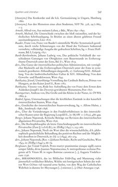 Bild der Seite - 541 - in Aufklärung habsburgisch - Staatsbildung, Wissenskultur und Geschichtspolitik in Zentraleuropa 1750–1850