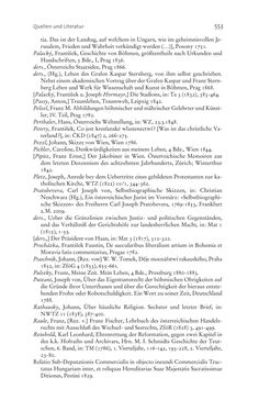 Image of the Page - 553 - in Aufklärung habsburgisch - Staatsbildung, Wissenskultur und Geschichtspolitik in Zentraleuropa 1750–1850