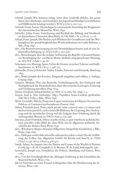 Image of the Page - 555 - in Aufklärung habsburgisch - Staatsbildung, Wissenskultur und Geschichtspolitik in Zentraleuropa 1750–1850