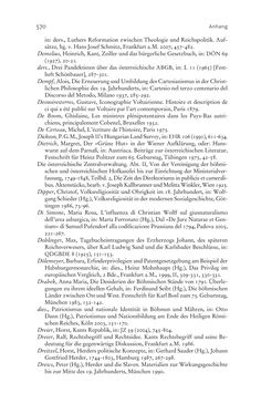 Image of the Page - 570 - in Aufklärung habsburgisch - Staatsbildung, Wissenskultur und Geschichtspolitik in Zentraleuropa 1750–1850