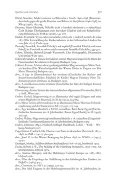 Bild der Seite - 571 - in Aufklärung habsburgisch - Staatsbildung, Wissenskultur und Geschichtspolitik in Zentraleuropa 1750–1850