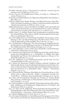 Bild der Seite - 573 - in Aufklärung habsburgisch - Staatsbildung, Wissenskultur und Geschichtspolitik in Zentraleuropa 1750–1850