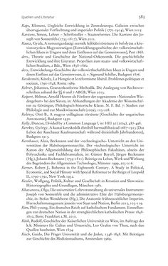 Bild der Seite - 583 - in Aufklärung habsburgisch - Staatsbildung, Wissenskultur und Geschichtspolitik in Zentraleuropa 1750–1850