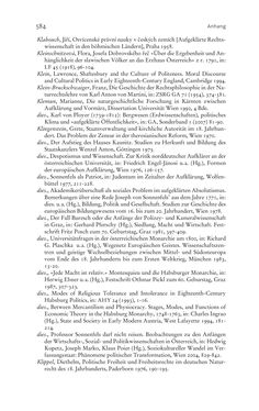 Bild der Seite - 584 - in Aufklärung habsburgisch - Staatsbildung, Wissenskultur und Geschichtspolitik in Zentraleuropa 1750–1850