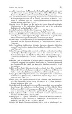 Bild der Seite - 585 - in Aufklärung habsburgisch - Staatsbildung, Wissenskultur und Geschichtspolitik in Zentraleuropa 1750–1850