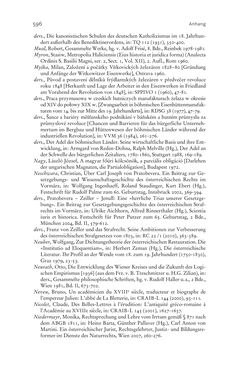 Bild der Seite - 596 - in Aufklärung habsburgisch - Staatsbildung, Wissenskultur und Geschichtspolitik in Zentraleuropa 1750–1850