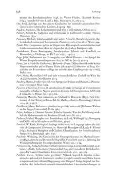 Bild der Seite - 598 - in Aufklärung habsburgisch - Staatsbildung, Wissenskultur und Geschichtspolitik in Zentraleuropa 1750–1850