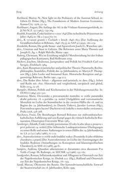 Image of the Page - 604 - in Aufklärung habsburgisch - Staatsbildung, Wissenskultur und Geschichtspolitik in Zentraleuropa 1750–1850