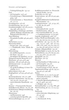 Image of the Page - 625 - in Aufklärung habsburgisch - Staatsbildung, Wissenskultur und Geschichtspolitik in Zentraleuropa 1750–1850