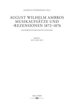 Bild der Seite - (000005) - in August Wilhelm Ambros - Musikaufsätze und Rezessionen 1872-1876