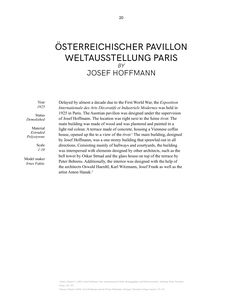 Bild der Seite - 20 - in Demolished Modified Endangered - Modelling Austrian Architecture Of The 20th Century