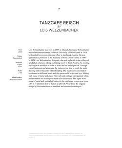 Image of the Page - 36 - in Demolished Modified Endangered - Modelling Austrian Architecture Of The 20th Century