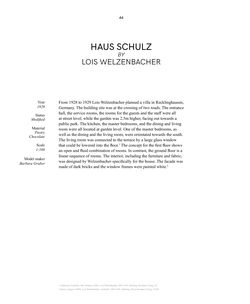 Bild der Seite - 44 - in Demolished Modified Endangered - Modelling Austrian Architecture Of The 20th Century