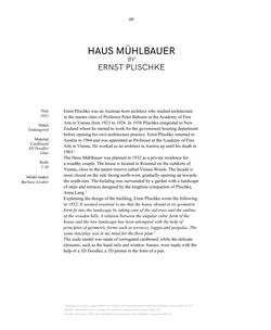 Image of the Page - 60 - in Demolished Modified Endangered - Modelling Austrian Architecture Of The 20th Century