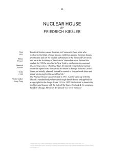 Image of the Page - 64 - in Demolished Modified Endangered - Modelling Austrian Architecture Of The 20th Century