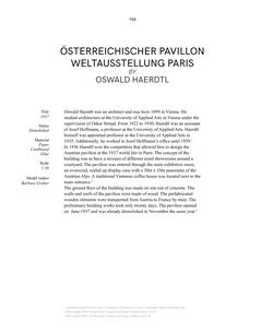 Image of the Page - 104 - in Demolished Modified Endangered - Modelling Austrian Architecture Of The 20th Century