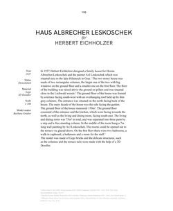 Bild der Seite - 108 - in Demolished Modified Endangered - Modelling Austrian Architecture Of The 20th Century