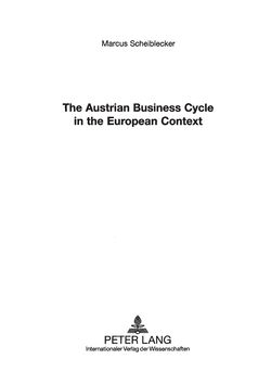 Image of the Page - (000003) - in The Austrian Business Cycle in the European Context