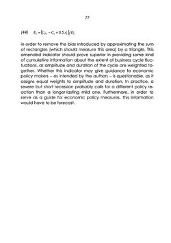 Bild der Seite - 77 - in The Austrian Business Cycle in the European Context