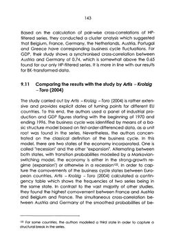 Bild der Seite - 143 - in The Austrian Business Cycle in the European Context