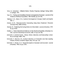 Image of the Page - 175 - in The Austrian Business Cycle in the European Context