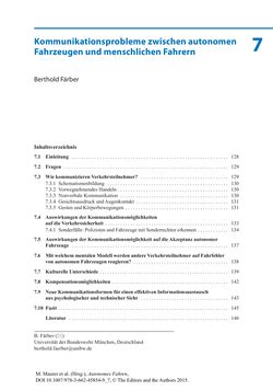 Image of the Page - (000139) - in Autonomes Fahren - Technische,  rechtliche und gesellschaftliche Aspekte