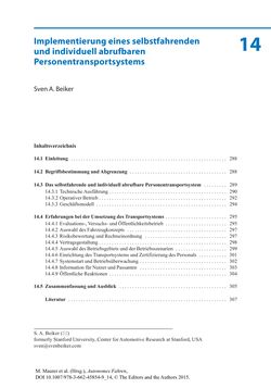 Image of the Page - (000299) - in Autonomes Fahren - Technische,  rechtliche und gesellschaftliche Aspekte