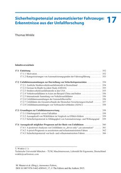Bild der Seite - (000364) - in Autonomes Fahren - Technische,  rechtliche und gesellschaftliche Aspekte