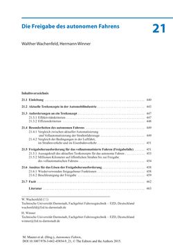 Image of the Page - (000456) - in Autonomes Fahren - Technische,  rechtliche und gesellschaftliche Aspekte