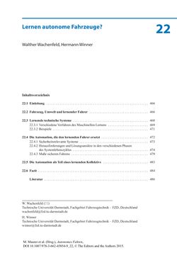 Bild der Seite - (000483) - in Autonomes Fahren - Technische,  rechtliche und gesellschaftliche Aspekte