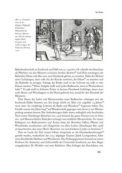 Image of the Page - 25 - in Im städtischen Bad vor 500 Jahren - Badhaus, Bader und Badegäste im alten Tirol
