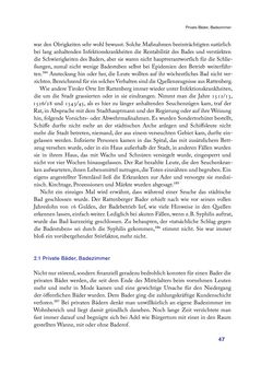 Image of the Page - 47 - in Im städtischen Bad vor 500 Jahren - Badhaus, Bader und Badegäste im alten Tirol