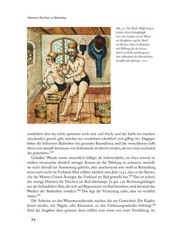Image of the Page - 74 - in Im städtischen Bad vor 500 Jahren - Badhaus, Bader und Badegäste im alten Tirol