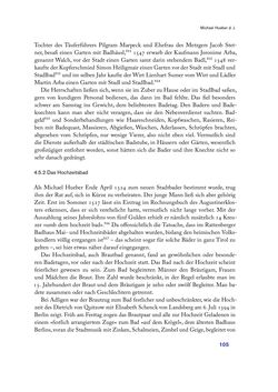 Image of the Page - 105 - in Im städtischen Bad vor 500 Jahren - Badhaus, Bader und Badegäste im alten Tirol