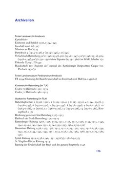 Bild der Seite - 175 - in Im städtischen Bad vor 500 Jahren - Badhaus, Bader und Badegäste im alten Tirol