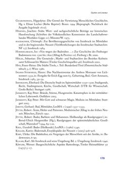 Bild der Seite - 179 - in Im städtischen Bad vor 500 Jahren - Badhaus, Bader und Badegäste im alten Tirol