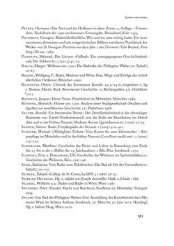 Bild der Seite - 181 - in Im städtischen Bad vor 500 Jahren - Badhaus, Bader und Badegäste im alten Tirol