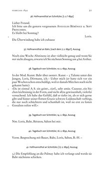 Image of the Page - 21 - in Arthur Schnitzler & Hermann Bahr - Briefwechsel, Aufzeichnungen, Dokumente 1891–1931