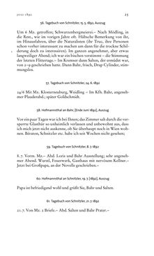 Image of the Page - 25 - in Arthur Schnitzler & Hermann Bahr - Briefwechsel, Aufzeichnungen, Dokumente 1891–1931