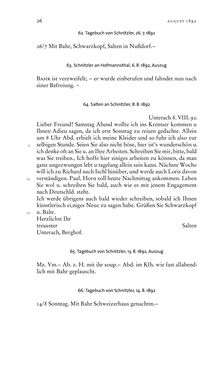 Image of the Page - 26 - in Arthur Schnitzler & Hermann Bahr - Briefwechsel, Aufzeichnungen, Dokumente 1891–1931