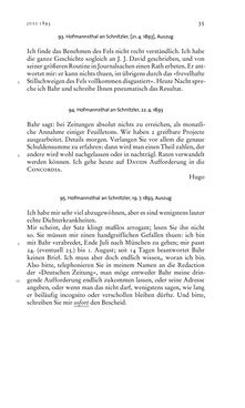 Image of the Page - 35 - in Arthur Schnitzler & Hermann Bahr - Briefwechsel, Aufzeichnungen, Dokumente 1891–1931